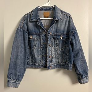 American Eagle Cropped Denim Jacket